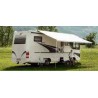 Store Thule Omnistor 9200 - manuel - boitier blanc - couleur : Mystic gris - longueur : 4m pour caravane et camping-car