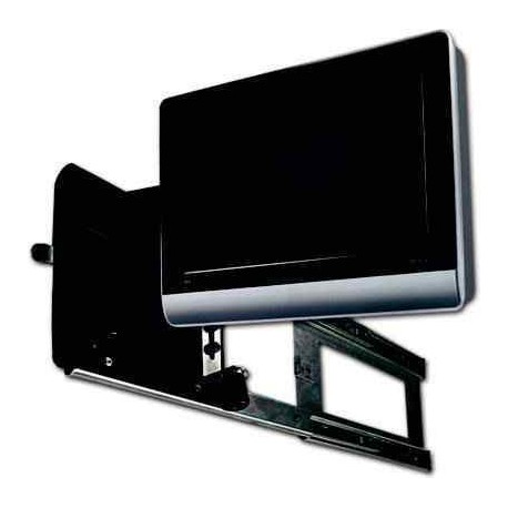 Support TV LCD latéral éco + vérouillage de sécurité pour caravane et camping-car