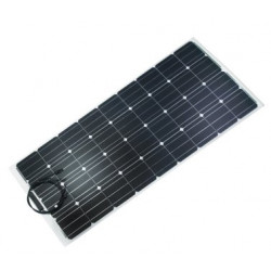 Kit solaire monocristallins semi-flexibles 100 W pour caravane et camping-car
